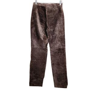 Vintage PHD Paul Harris Design suede leather pants brown Size 12